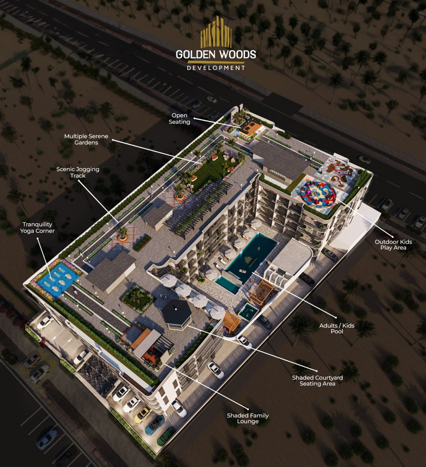 Golden Woods Albab Views - Rooftop